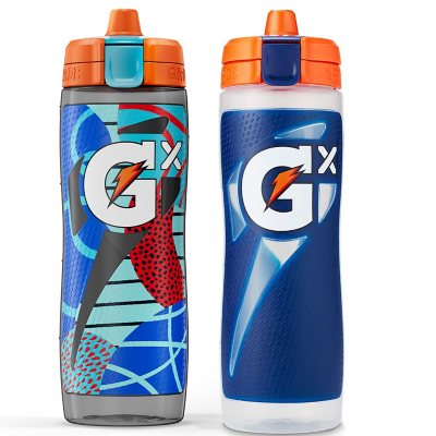 Gatorade GX 30 oz. Montage Water Bottles, 2 Pack (Choose Color)
