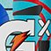 Blue, variant on Gatorade GX 30 oz. Montage Water Bottles, 2 Pack (Choose Color)