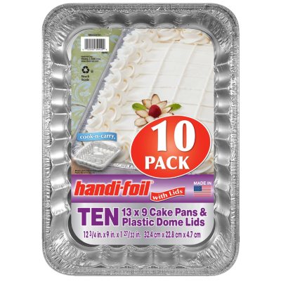 HandiFoil Cake Pans with Lids, 13 x 9 (10 pk.) Sam's Club