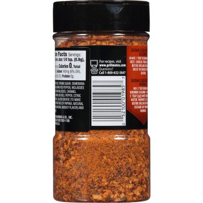 McCormick Grill Mates Brown Sugar Bourbon Seasoning, 27 oz - One 27 Ounce  Container of Brown Sugar