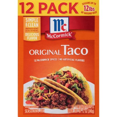 McCormick Original Taco Seasoning Mix (1 oz., 12 ct.) - Sam's Club