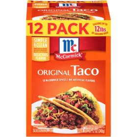 McCormick Original Taco Seasoning Mix, 1 oz., 12 pk.