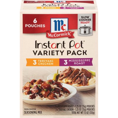 McCormick Instant Pot Chicken Beef Variety Pack 6 pk. Sam s