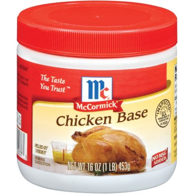 Mccormick® Real Chicken Base - 16 Oz. - Sam's Club