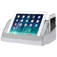 LapGear Microbead Tablet Pillow Stand with Phone Pocket, Fits Most Tablet Devices, Assorted Colors