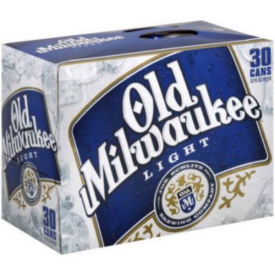Old Milwaukee Light Lager Beer, 12 fl. oz. can, 30 pk.