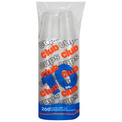 Club Cups® 10 oz. Clear Plastic Cups - 200 ct. - Sam's Club