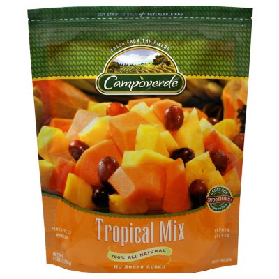 Campoverde Frozen Fruit & Veggie Smoothie 4 Packs, Fit & Wellness, 32oz Bag