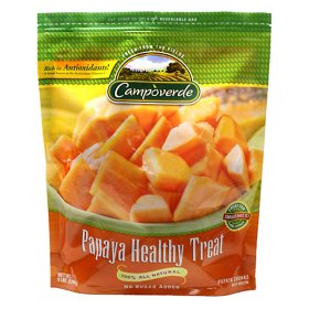 Campoverde Papaya Healthy Treat, Frozen 5 lbs