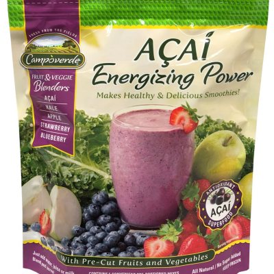 Campoverde Fruit and Veggie Blenders With Acai Energizing Power, Frozen