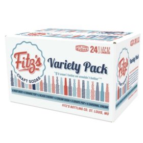 Fitz's Longnecks Variety Pack 12 oz., 24 pk.