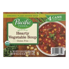 Pacific Foods Organic Hearty Vegetable Soup (16.3 oz., 4 pk.)