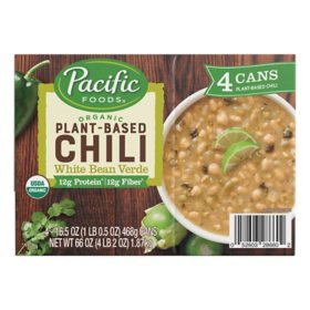 Pacific Foods Organic White Bean Verde Chili (16.5 oz., 4 pk.)