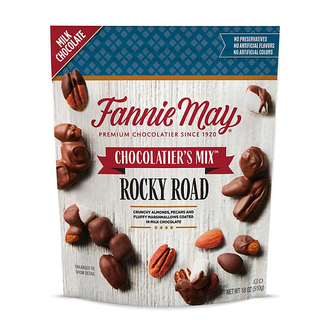 Fannie May Chocolatier's Mix Rocky Road Snack Mix 18 oz.