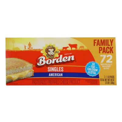 Borden American Singles (72 Slices) - Sam's Club