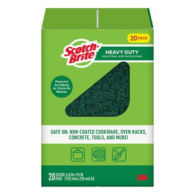40 Pcs Scouring Pad, Dish Scrubber Scouring Pads,4 X 6 Inch Green Reusable  Household Scrub Pads For Dishes, Kitchen Scrubbers & Metal Grills
