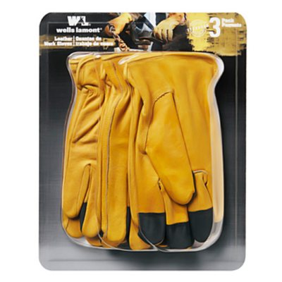  Wells Lamont Premium Leather Work Gloves, Large (1209L) :  Patio, Lawn & Garden