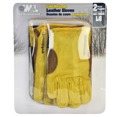 Wells Lamont Grain Leather Glove - 3 pk. - XL - Sam's Club