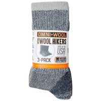 Omniwool Merino Wool Medium Hiker 3PK Socks