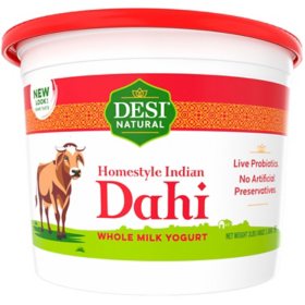Desi Natural Dahi Whole Milk Yogurt, 48 oz.