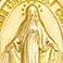 Yellow Gold, variant on High Polish Rosary Bead Necklace in 14K Gold