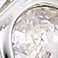 Lab White Sapphire, variant on Gemstone Bezel Dangle Earring