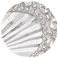 White Gold, variant on Diamond Cut Halo Flower Necklace in 14K Gold