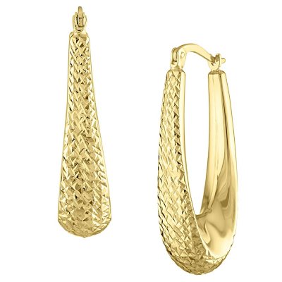 Sam's club diamond sale hoop earrings