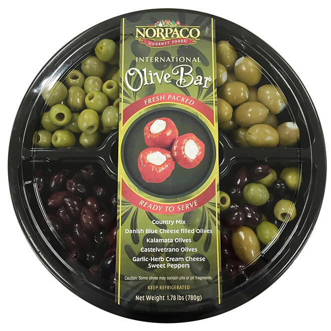 Norpaco International Olive Bar Party Tray (1.78 lbs.)