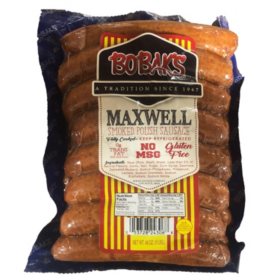 Bobak's Maxwell Smoked Polish Sausage 48 oz.