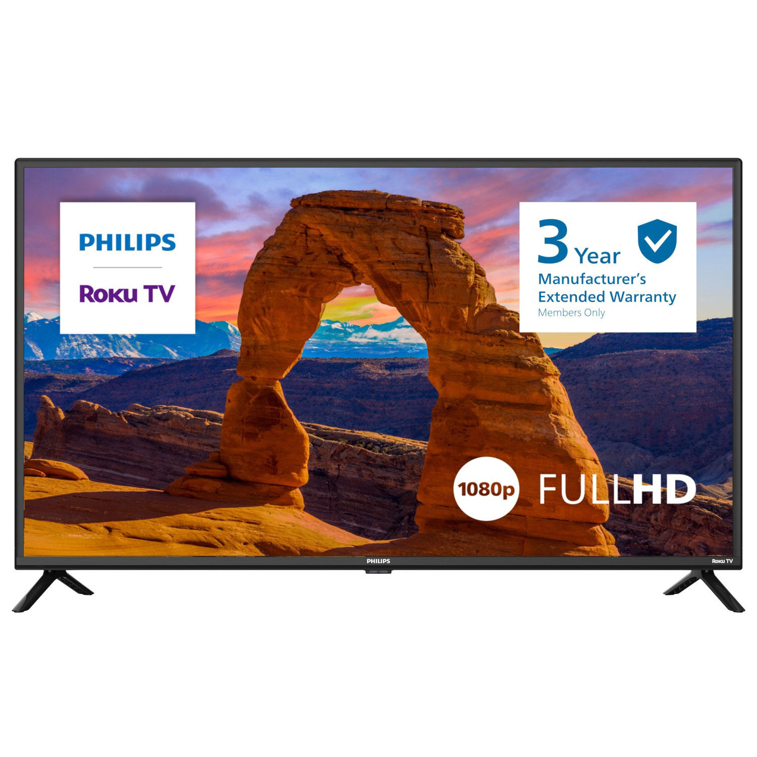 Philips 42' Class 6500 Series 1080p FHD Roku Smart TV - 42PFL6574/F7