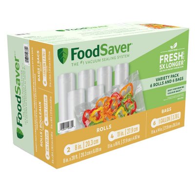 FoodSaver Vacuum Heat Seal Rolls, 1 gal - 13 pack