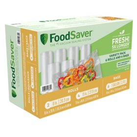 Foodsaver FM2000 Vacuum Sealer Machine with Handheld Vaccum Sealer, Bags & Rolls,Bonus Pack, Black