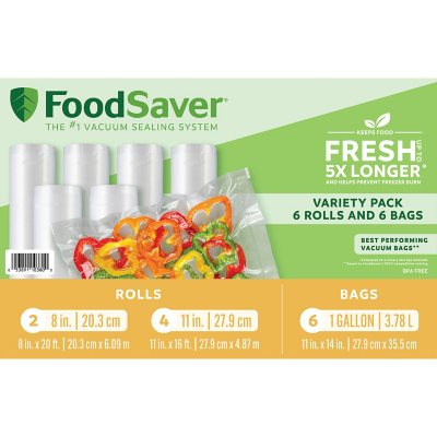 Foodsaver 8 x 20' Vacuum Seal Roll - 3 Pack