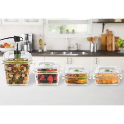 FoodSaver Fresh Containers with Bonus Produce Trays (Set of 4