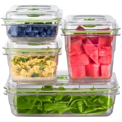 3 CT 2 PACK - Total Of 6 *NEW* Food Saver Fresh Containers 3 Sizes 