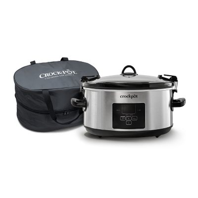 Crockpot 7-Quart Cook & Carry Slow Cooker, Mushroom