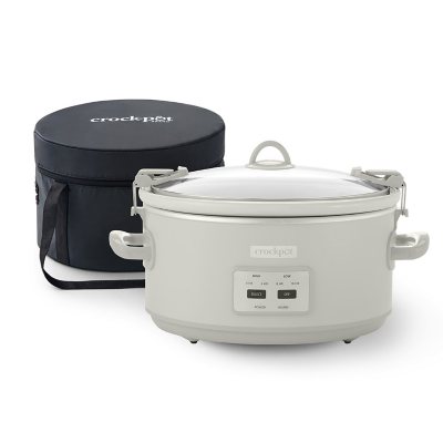 Crock-Pot 7-Quart Cook and Carry Programmable Slow Cooker (not included Carry Bag) 