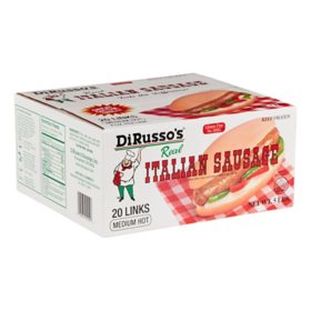 DiRusso's Medium Hot Italian Sausage Links, Frozen, 5 lbs.