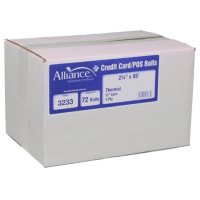 Alliance Thermal Paper Receipt Rolls, 2 1/4" x 85', White, 72 Rolls