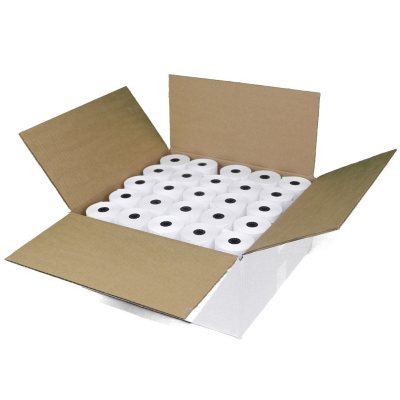 Karat 3 1/8 x 220' Thermal Paper Rolls - White - 50 ct