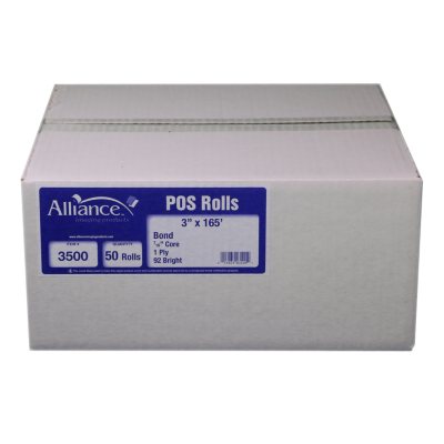 QuickBooks POS Receipt Paper - 50 Rolls - 3.15 inch