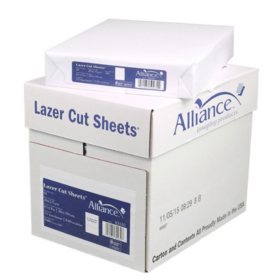 SM11 8.5 x 11 White Private Label Copy Paper 92 Bright 20LB 500 Sheets Per Ream  10 Reams Per Case