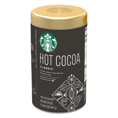 Starbucks Classic Hot Chocolate Cocoa Gift Set, Includes Ceramic Mug and  Classic Mix Hot Cocoa