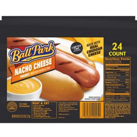 Ball Park Nacho Cheese Franks (45 oz., 24 ct. )