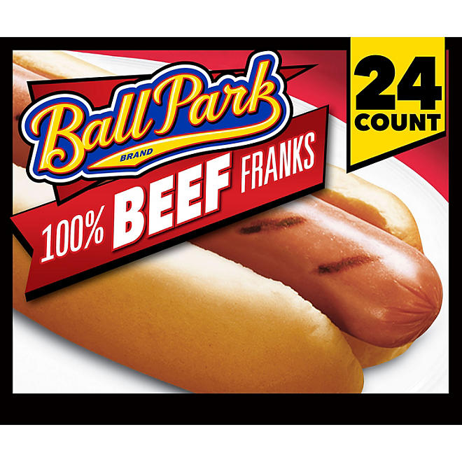 Ball Park® Beef Hot Dogs, Original Length 45 oz., 24 ct.