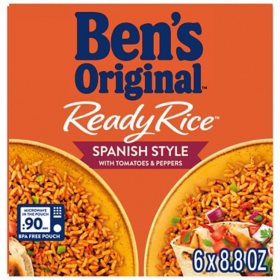 Ben's Original Ready Rice Spanish Style Flavored Rice, 8.8oz, 6 pk.