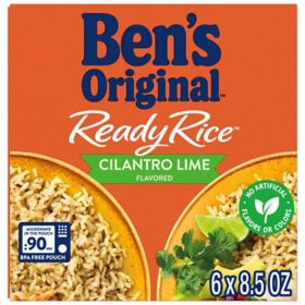 Ben's Original Ready Rice Cilantro Lime Rice, 8.5 oz., 6 pk.