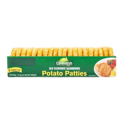 Lynden Farms Frozen Hash Brown Potato Patties 10 ct