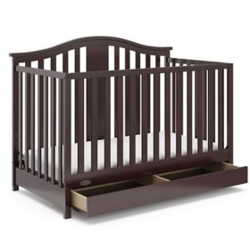 Graco Solano 4-in-1 Convertible Crib with Drawer, Choose Color